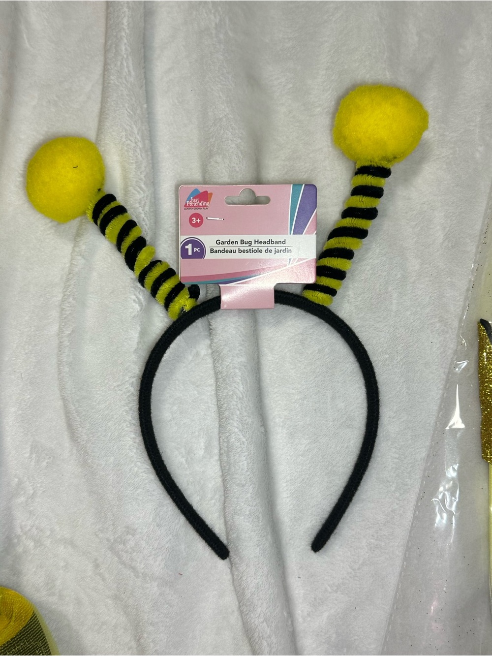 Bumblebee Costume 3 PC Set Skirt, Wings, & Headband Dress Up ⚡️ FAST SHIPPING - Picture 6 of 7